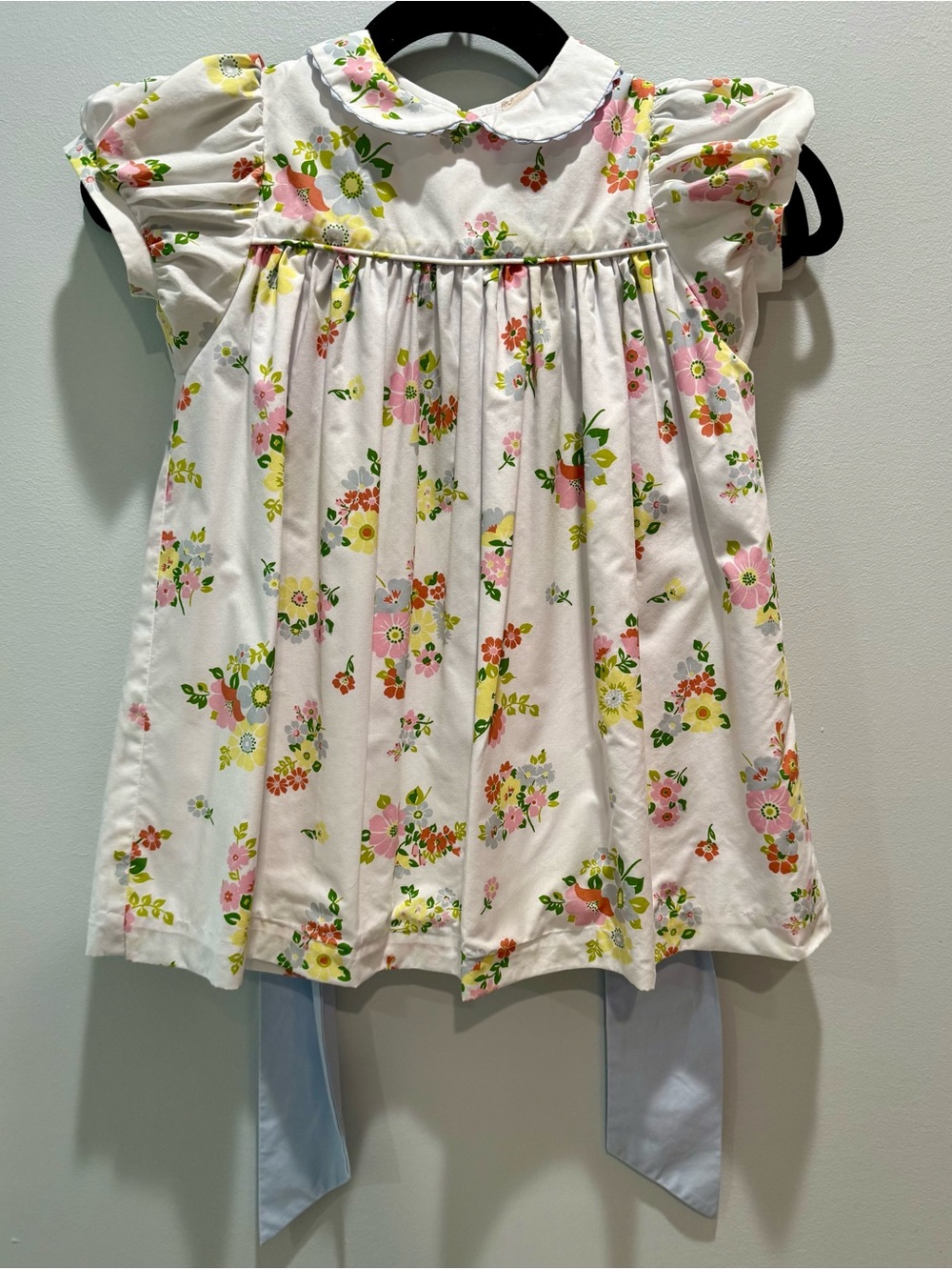 The Beaufort Bonnet Company Floral Dress 4T Peter Pan Collar